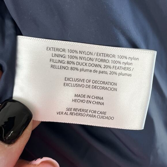 Orvis Men’s Duck Down Puffer Vest Full Zip Snap Outdoorsy Rugged Large Red - Picture 9 of 10